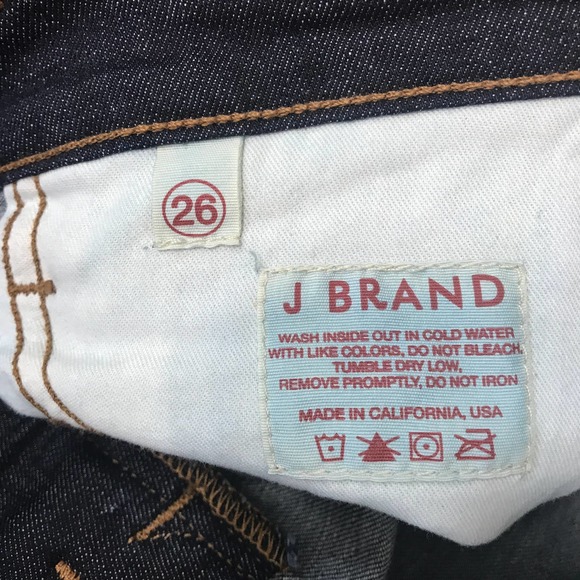 J Brand Lexington Flare Jeans Size 26 Dark Wash Mid Rise Pure Style 2345C032 - Picture 6 of 9